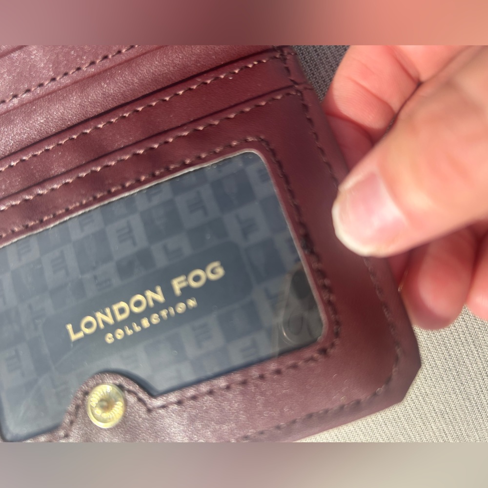 London Fog Women Fleur Woven French Wallet NWT - Picture 11 of 14